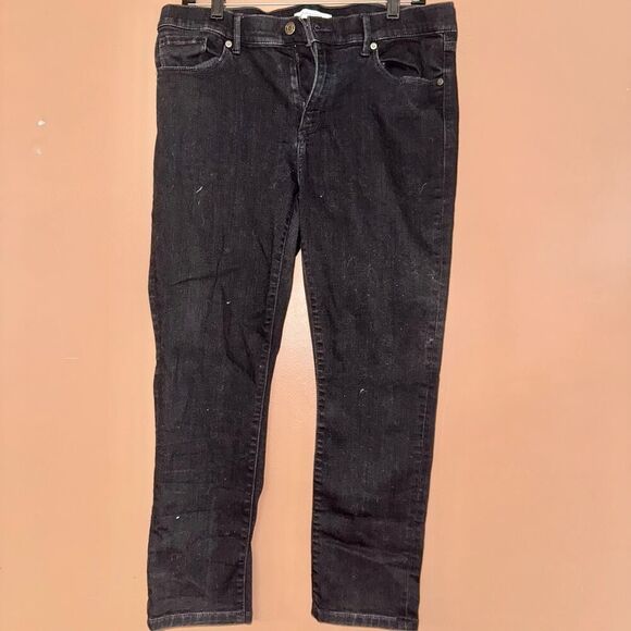 Banana Republic Men's Black Denim Skinny Ankle Jeans - Size 32P - Picture 7 of 8